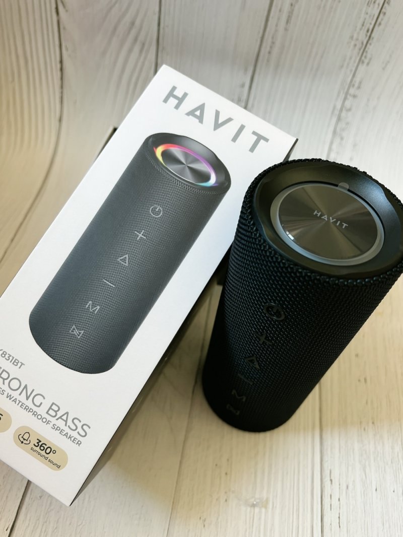 【HAVIT 海威特】RGB 燈光環繞立體音喇叭 SK831BT/潮流玩音樂,色彩炫彩雙倍震撼 - 第1張圖