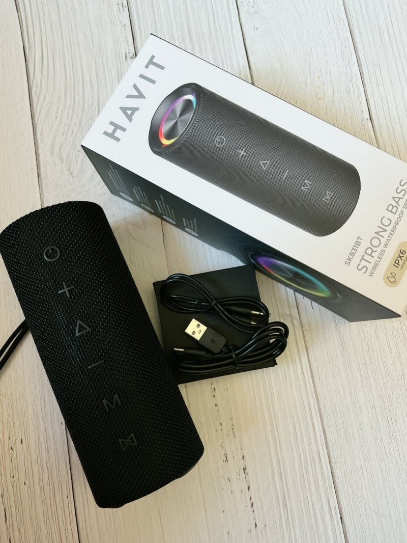 【HAVIT 海威特】RGB 燈光環繞立體音喇叭 SK831BT/潮流玩音樂,色彩炫彩雙倍震撼 - 第3張圖